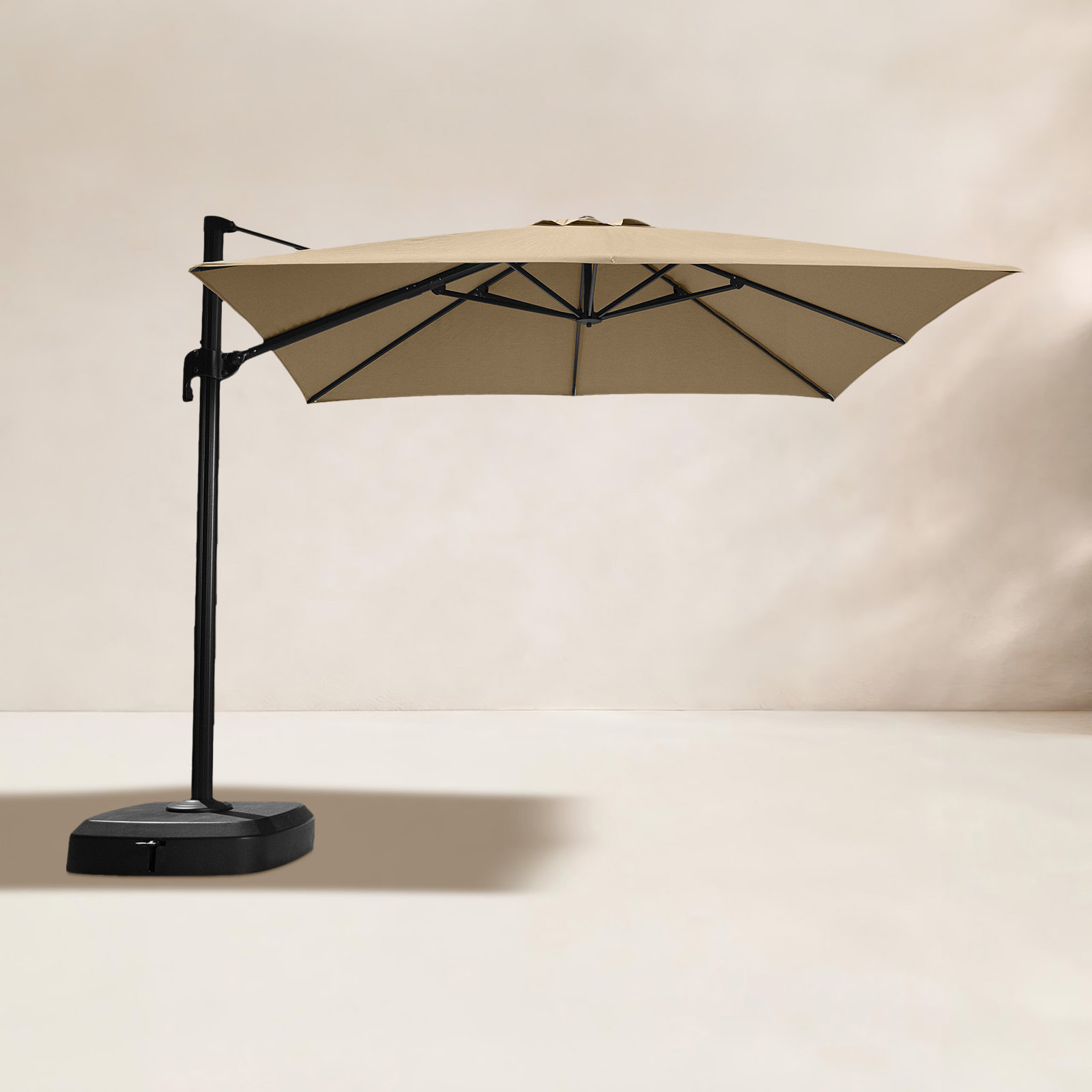 Tredyn 10' Sunbrella® Cantilever Umbrella, Beige