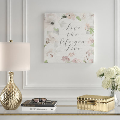 «Love Life», reproduction de peinture à l'aquarelle