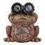 Sagebrook Home 12" Frog With Solar Goggles, Multi