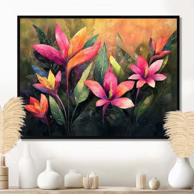 Vintage Birds Of Paradise Tropical Symphony I - Birds Of Paradise Wall Art