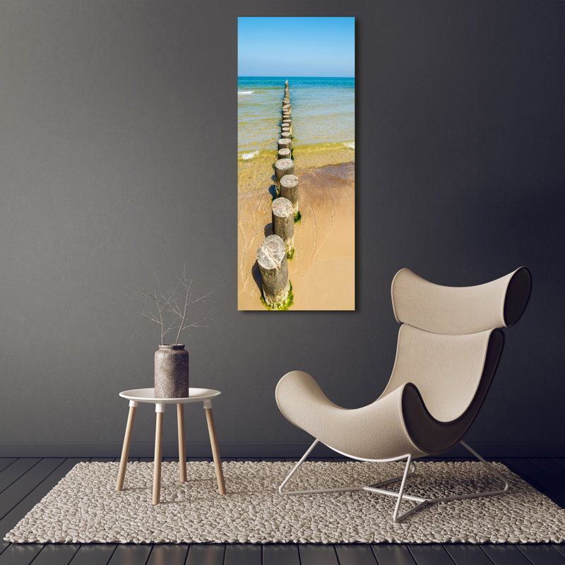 Breakwater - Wrapped Canvas Print