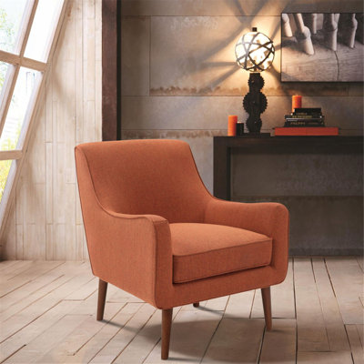 Oxford Solid and Manufactured Wood Armchair with Removable Cushion