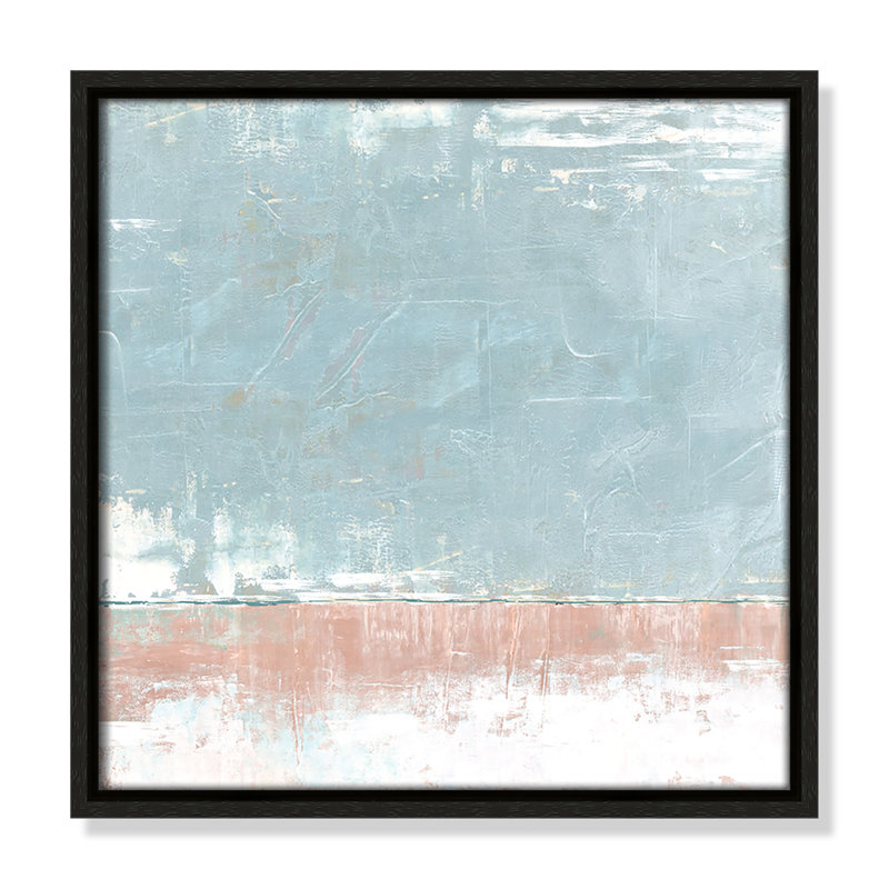 Foundation Foundation par Denise Brown, Toile encadrée flottante espresso, H 13,5 po x l 13,5 po x P 2 po, No Mat