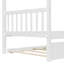 Lit simple en bois avec lit gigogne simple-395533053