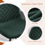 Velvet Upholstered Dining Chairs with Diamond‑Quilted Backrest and Sturdy Metal Legs-1237099024