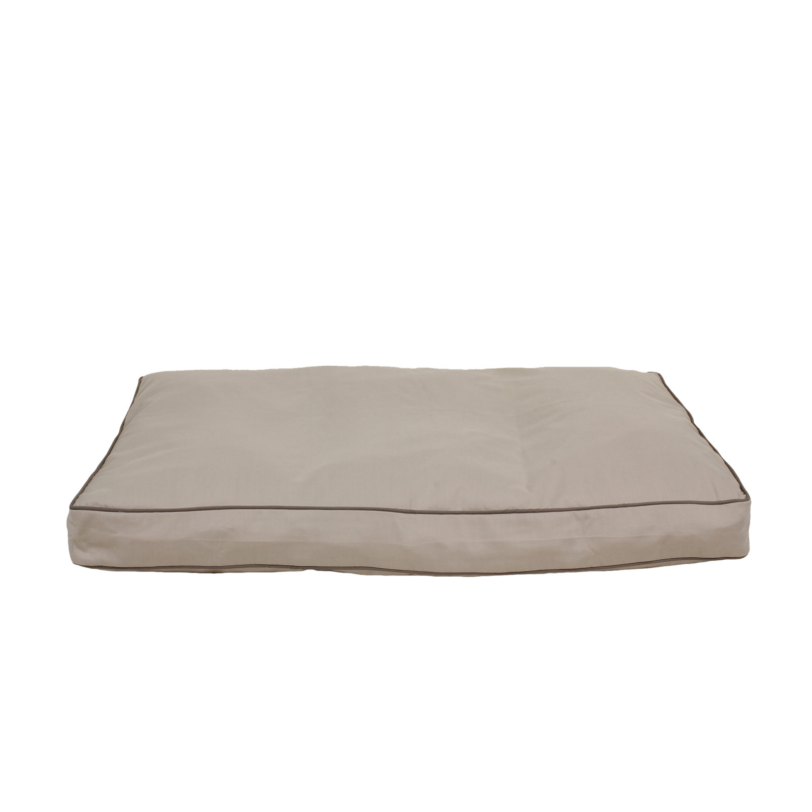 Orthopedic Foam Pet Bed with Washable Cover, Small (36" W x 27" D x 4" H), Khaki/Sage