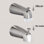 Brushed Nickel Shower Kit With 8" Head And Swivel Spout For Convenience Complete System In 5 Handheld