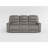 Living Room 1Pc Double Reclining Sofa
