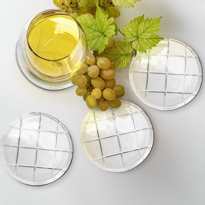 Ensemble de sous-verres en cristal 4 "Orren Ellis