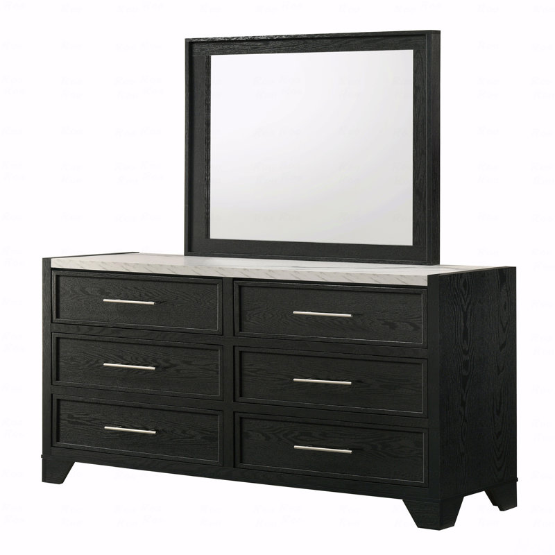 Commode 6 tiroirs 1pc