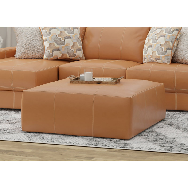 Magdalene Cocktail Ottoman, Brown