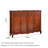 Vintage Solid Wood Entryway Shoe Cabinet with Three Drawers
