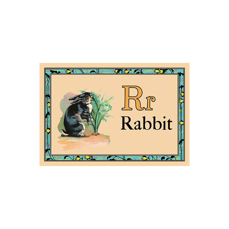« lapin », reproduction d’art encadrée