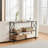 Console Table, 3 Tier Entryway Table, Hallway Table, Narrow Sofa Table With Shelves, Display Side Table-910810781