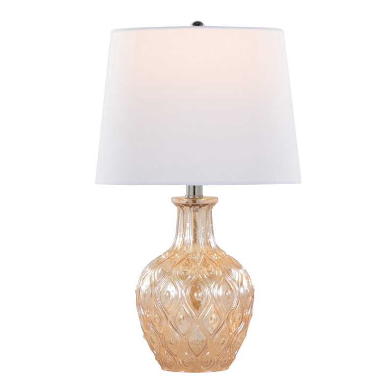 Jennifer Glass Table Lamp, Champagne