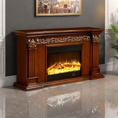 American electric fireplace decor
