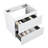 Derrance 24 Inch Single Bathroom Vanity with Ceramic Top with Overflow, Pre-Assembled-1653169947-1635914512
