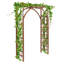 Tonnelle de jardin en bois brun
