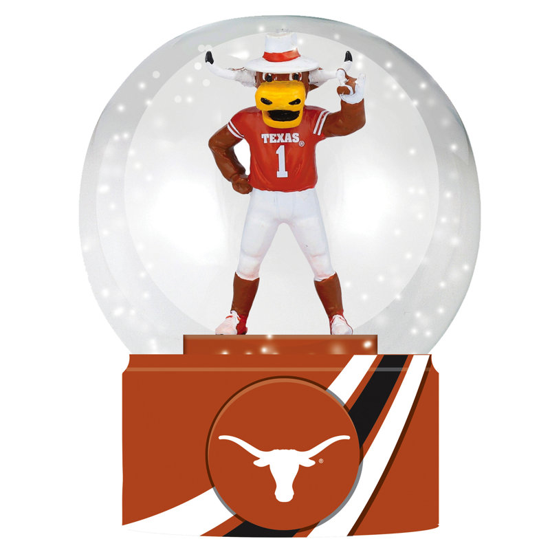 Sports Licensed 5" Mascot Water Snow Globe, University of Texas