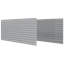 Ensemble de parois latérales 29 po x 29 po pour abri en acier de 29 pi de longueur-100015426