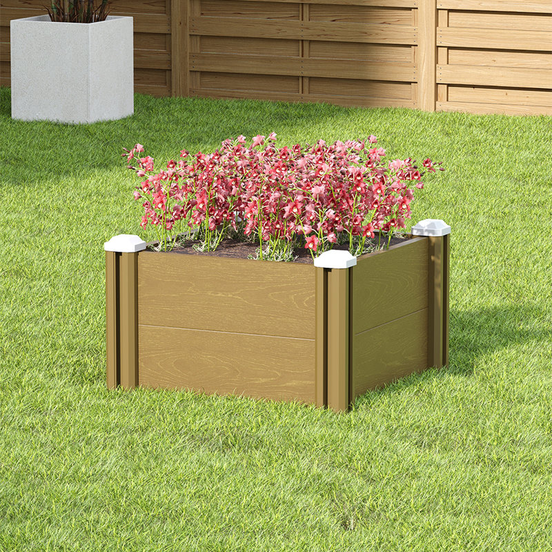 Raised Garden Bed, 33" H x 54" W x 54" D