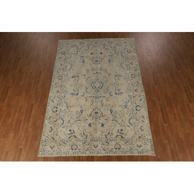 Distressed Wool Traditional Area Rug 7x11
