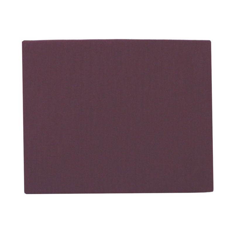 Elladean 100% Cotton Percale Pillow Case, Mulberry