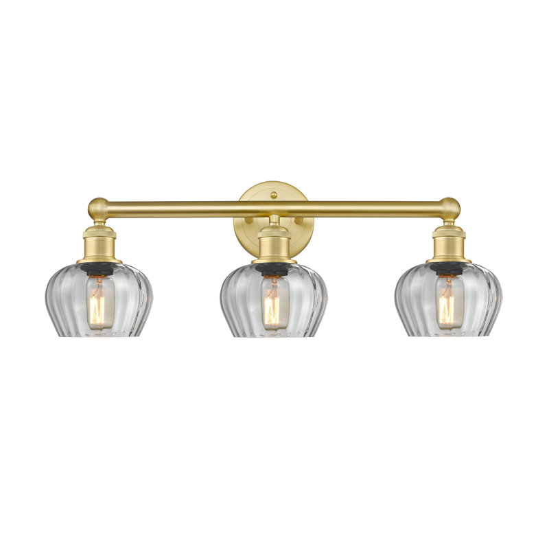 Noille 3 - Light Dimmable Vanity Light, Clear, Satin Gold