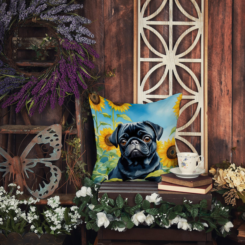 Coussin décoratif intérieur / extérieur Autre / Sans motif, H 14 po x l 14 po
