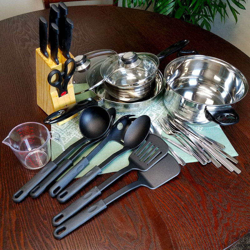 Ensemble de cuisine anti-adhérent 32 pièces Lybra