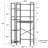 Lowis Adjustable Freestanding Over the Toilet Storage with 8 Shelves-465064009