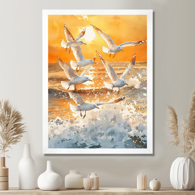 Aydenne - Animals Canvas Prints, H 40 po x l 30 po, Reproduction encadrée d'une seule photo, Blanc