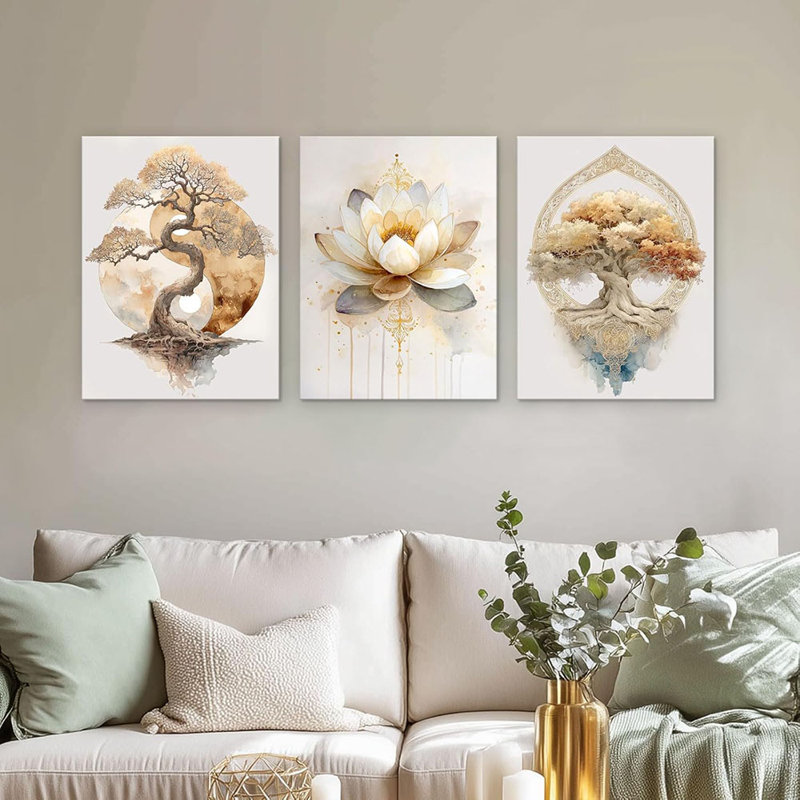 3 Piece Wrapped Canvas Print