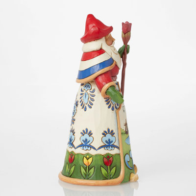 Jim Shore Heartwood Creek Dutch Santa 7in H