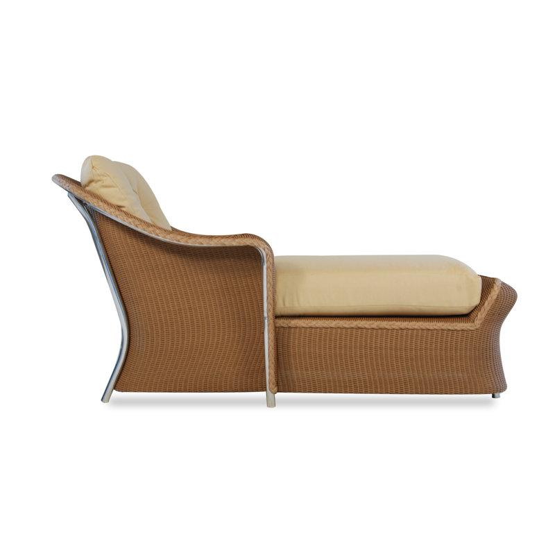 Reflections Outdoor Chaise Lounge, Sailcloth Sailor, Pewter