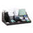Mind Reader Countertop Organizer, 2-Tier Office Breakroom Supply Caddy, Metal Mesh, Black