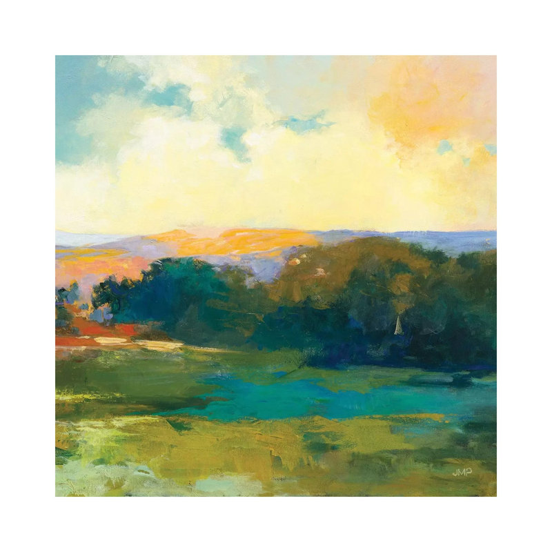 Daybreak Valley III by Julia Purinton - Wrapped Canvas Painting, 45.72 cm H x 45.72 cm W