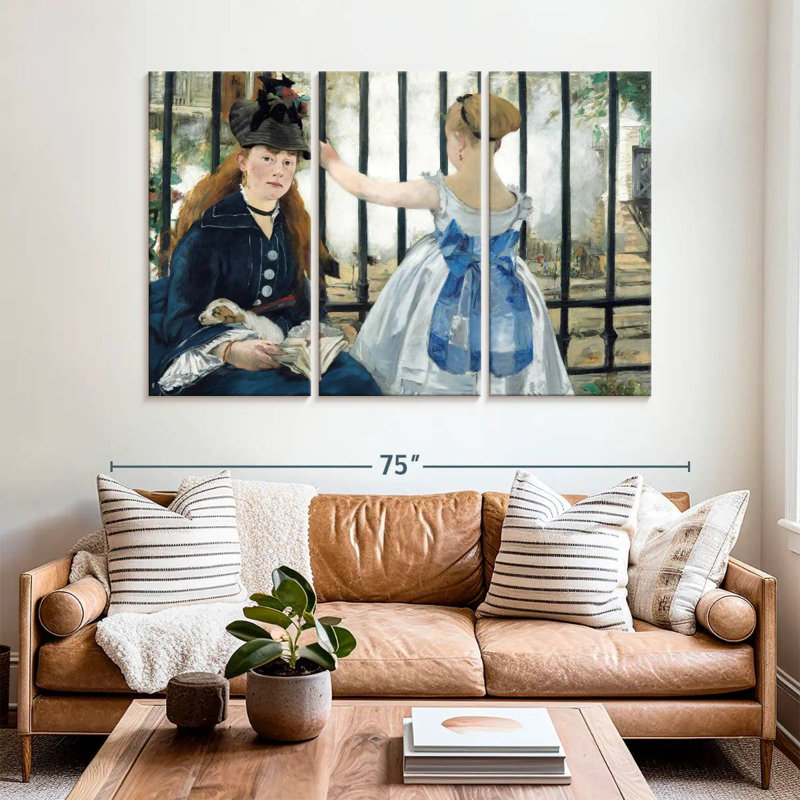 Leisha The Railway, 42" H x 65" W