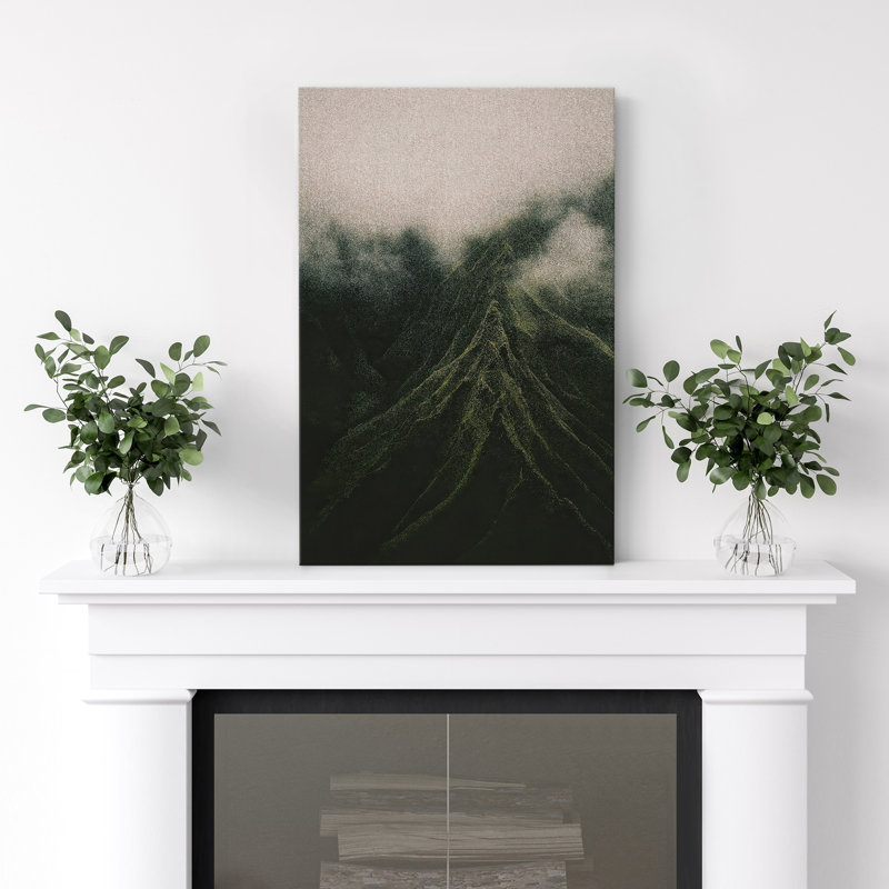 Reproduction d'art sur toile, impression de forêt pour la décoration de salon, Sans cadre, Toile tendue, H 18 po x l 12 po