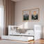 Lit plateforme avec 3 tiroirs et lit gigogne-301119001