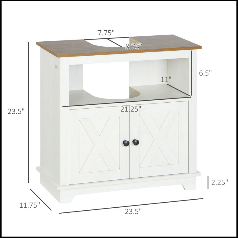 Armoire de salle de bain Sabino Farmhouse