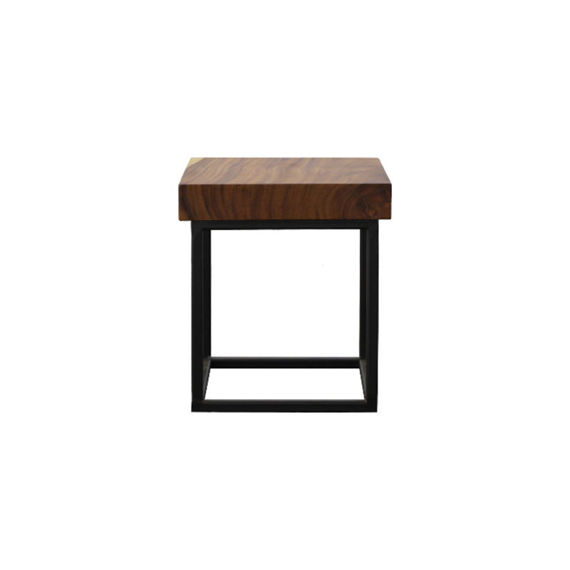 Cubic Side Table, Metal Base