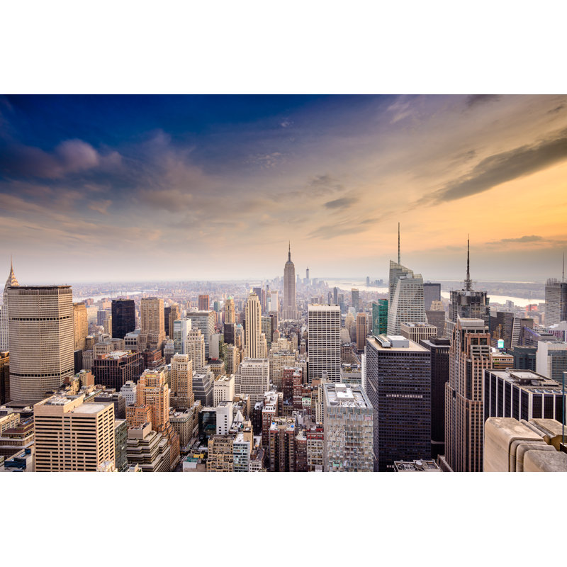 New York City 1 Piece Wrapped Canvas Wall Art, 61cm H x 91cm W