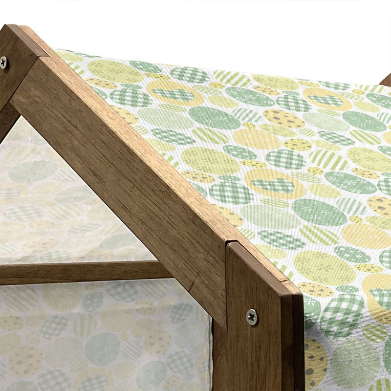Niche pour chien en bois, H 32,28 po x l 39,37 po x P 28,35 po