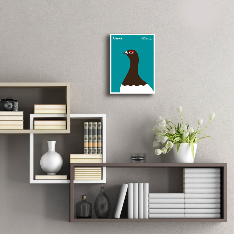 "State Posters AK" par Print Collection, H 16 po x l 12 po x P 0,13 po