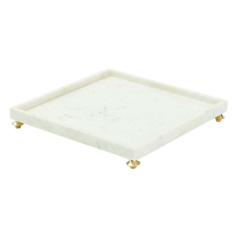 Julia Buckingham Quintessesntial Accent Tray, White