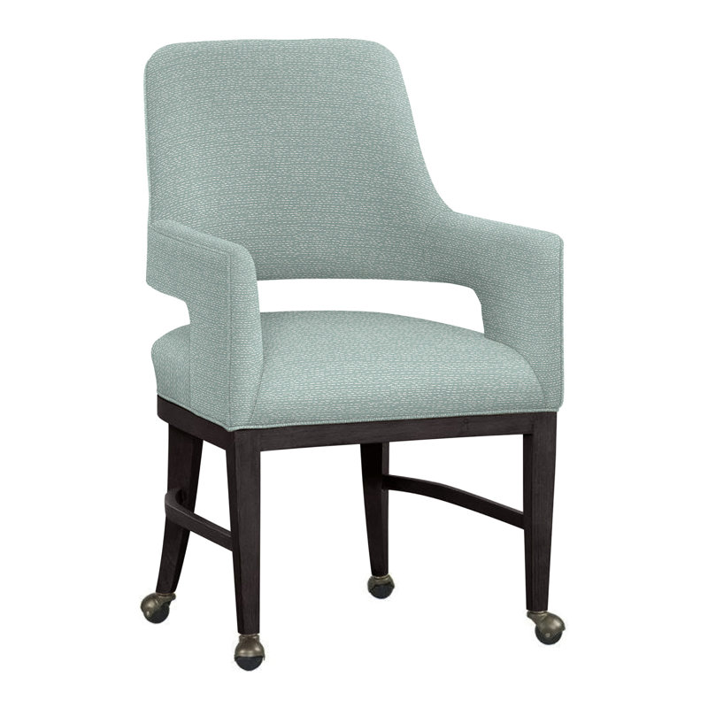 Josie Upholstered Arm Chair, Perigold Arigato Patina, Charcoal