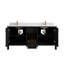 Nashville X P 22 po Meuble-lavabo double en D blanc-112420224