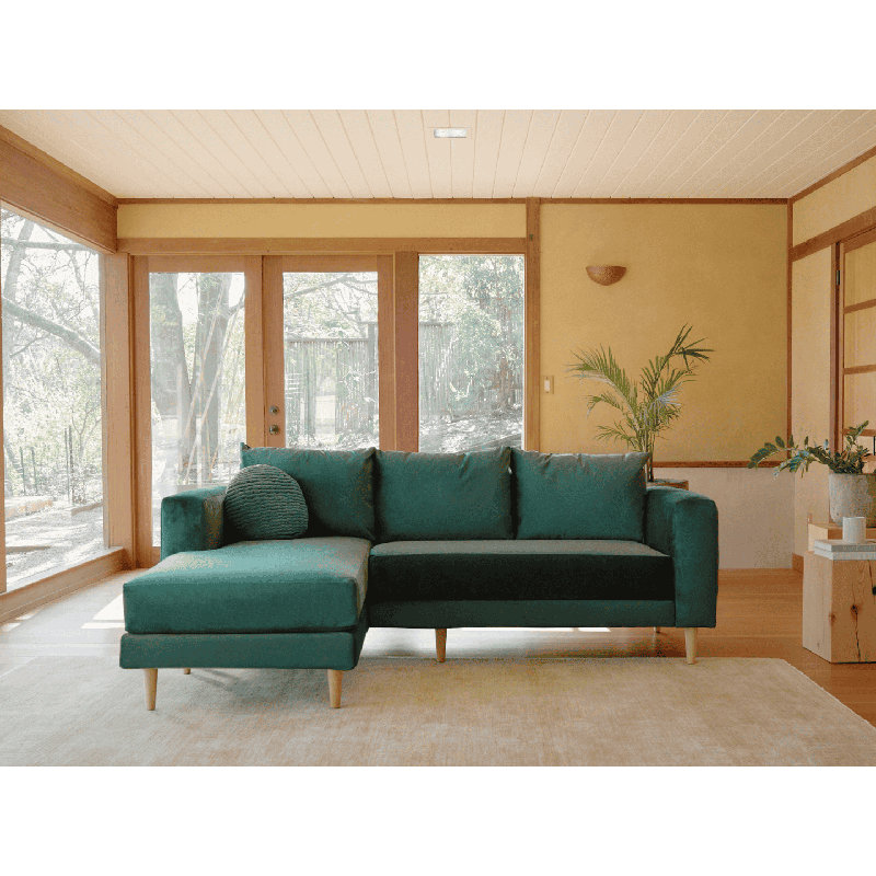 Essential Sectional, Cylinder, Shadow Upcycled Poly