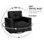 Fauteuil d'appoint simple pivotant et pivotant pour salon Pivot-135970900